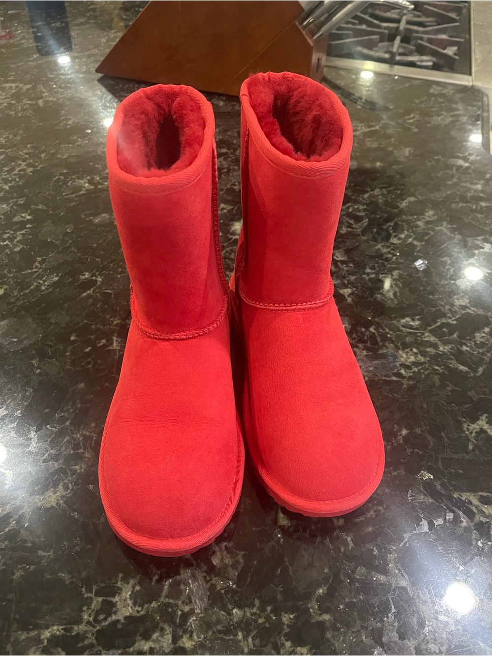 UGG Red NWOT Lined Boot Interior